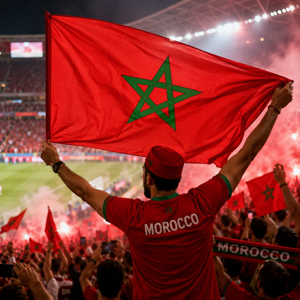 Morocco Flag Side