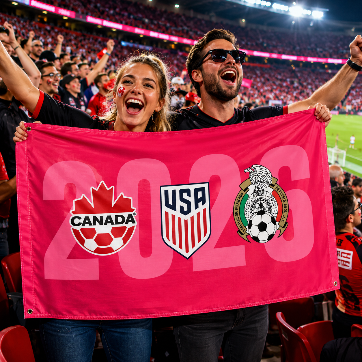 Costa Rica Flag Side