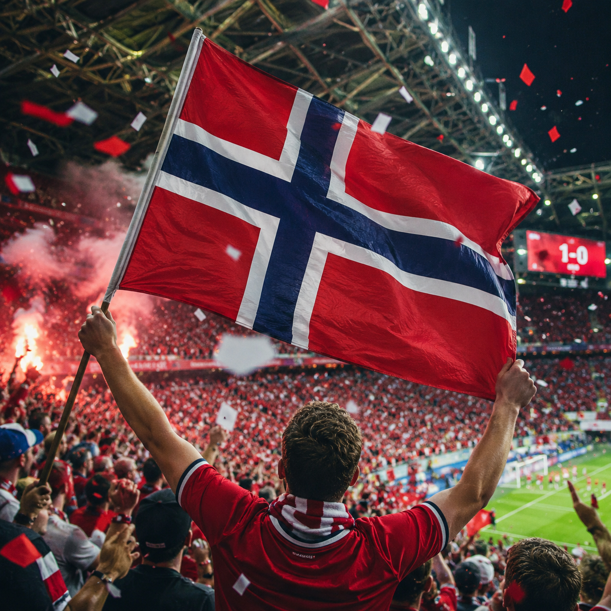Norway Flag Side