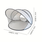 Pop Up Beach Tent Sunshade Shelter Quick Setup Outdoor Canopy