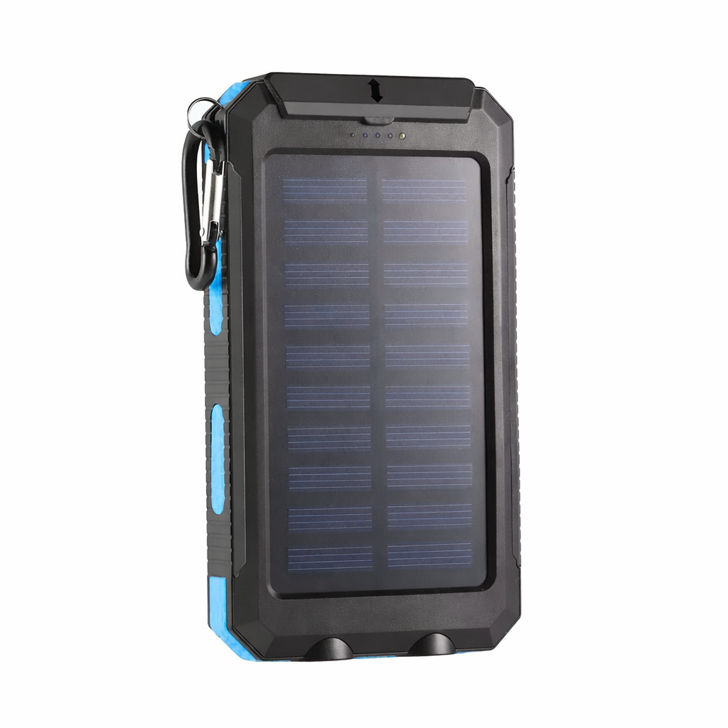 Portable Solar Power Bank 20000mAh External Battery Charger Fast Charge