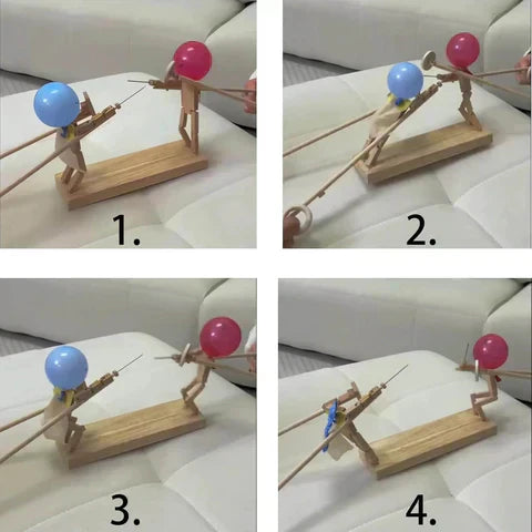 Wooden Puppet Toy Figure for Kids Play