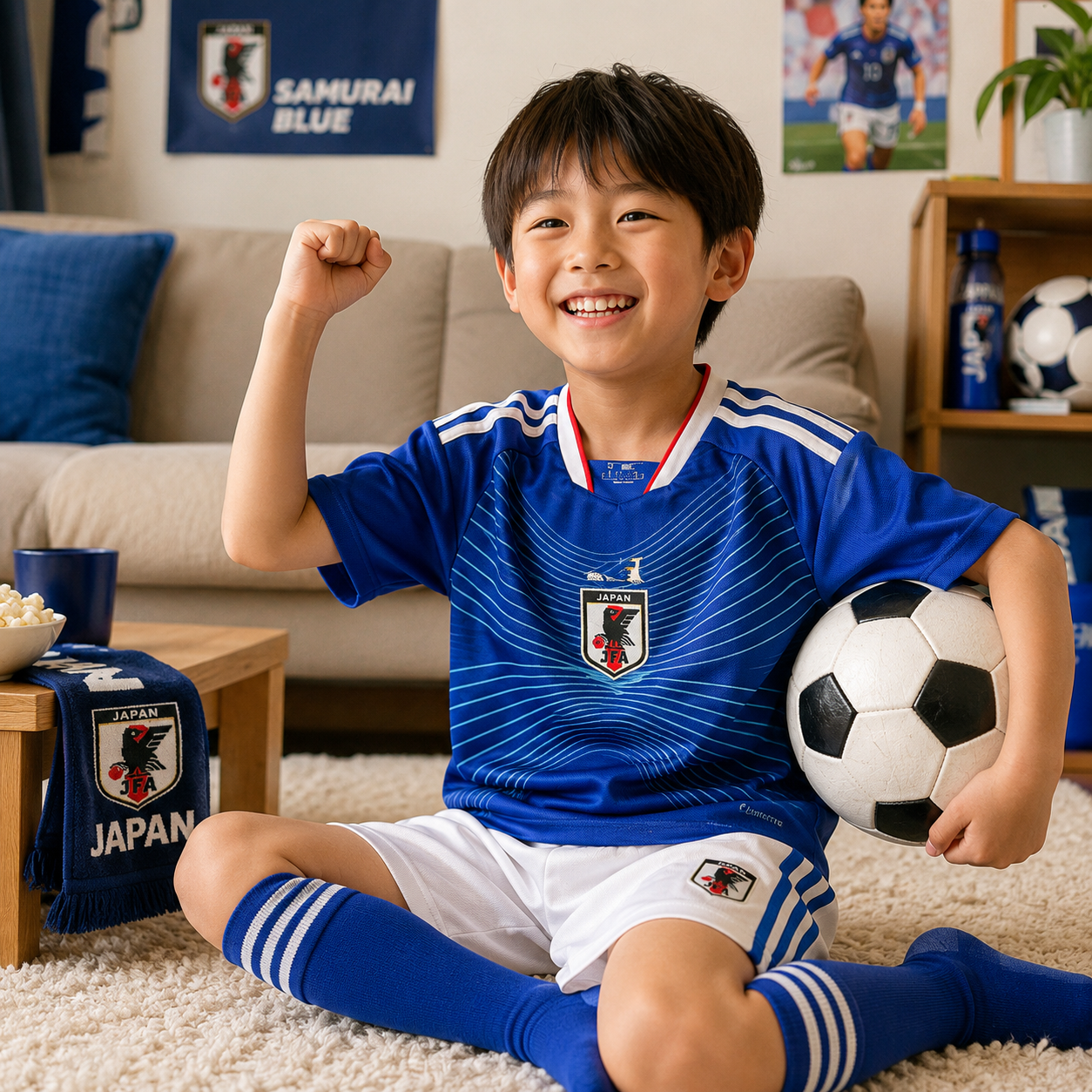 Japan Kids Jersey Back View