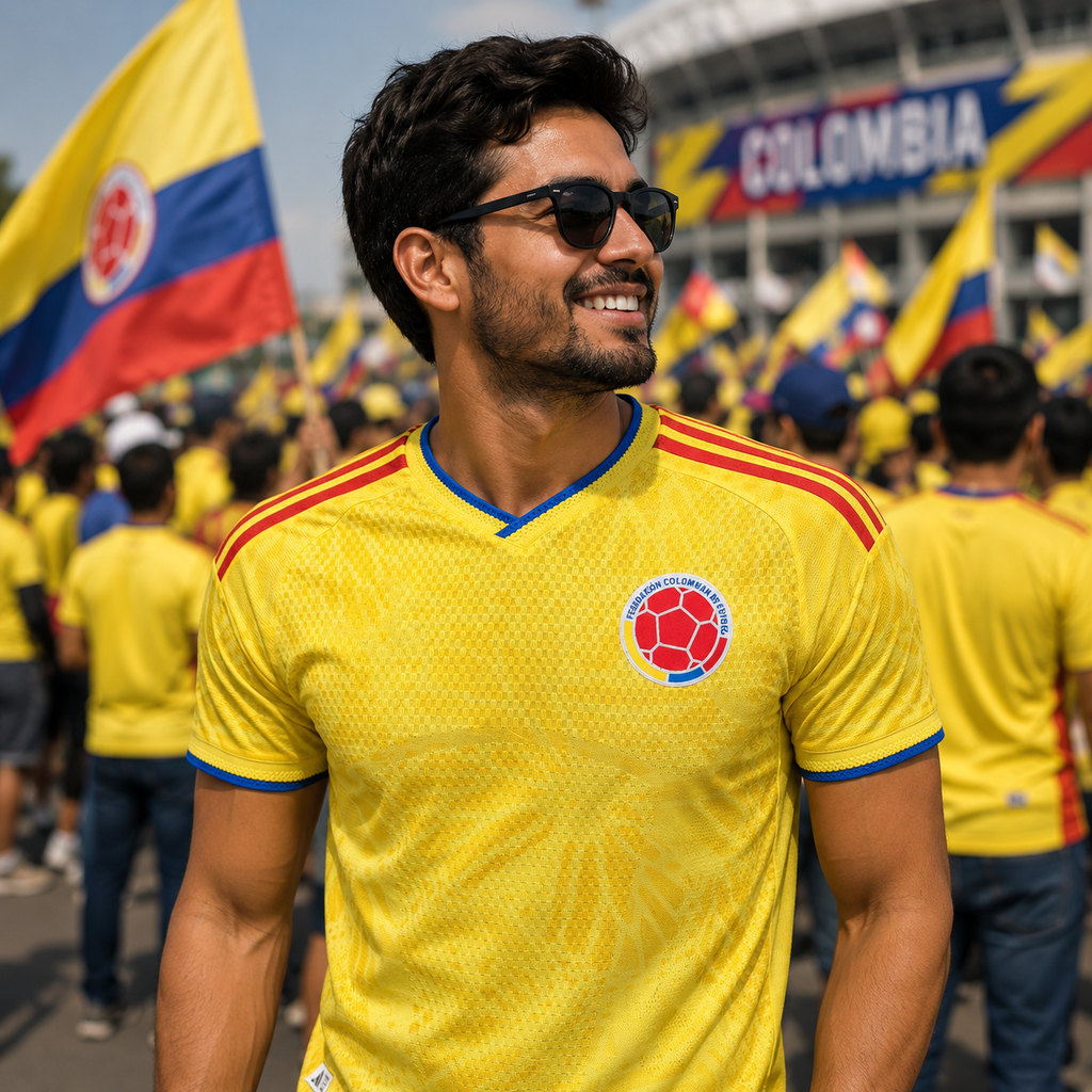 Colombia 2026 Men's Football Fan Jersey