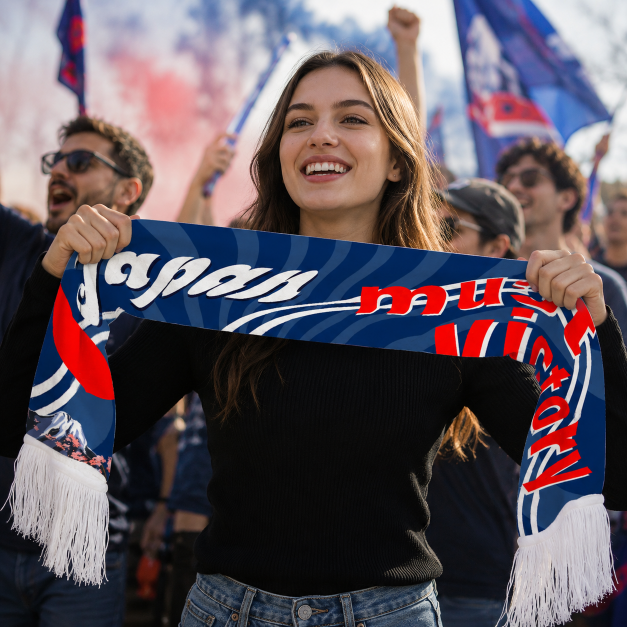 Japan Scarf Side
