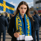 Sweden Scarf Side
