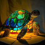 Animal Stained Glass Table Lamp Night Light