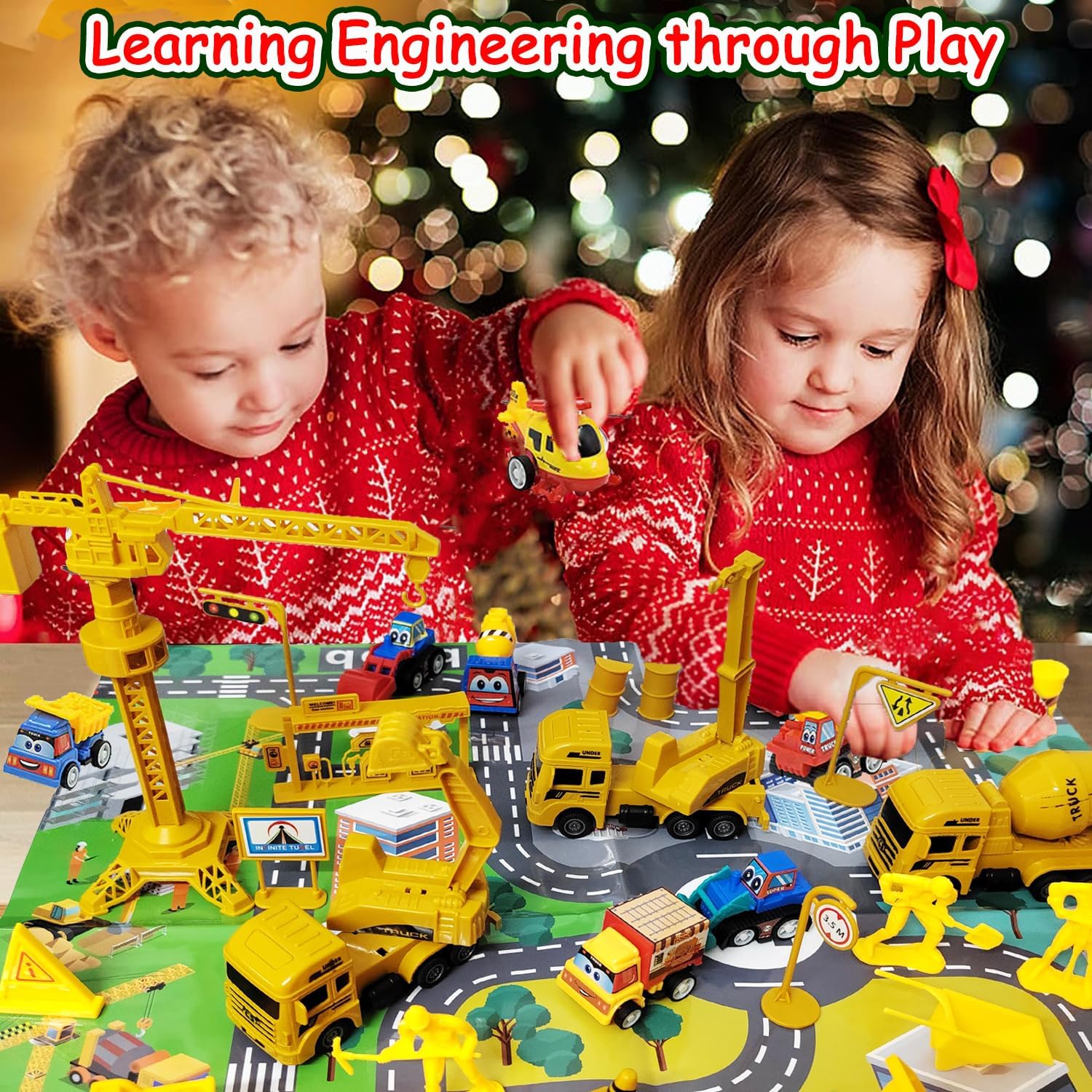 Kids Advent Calendar 2025 Car Model Alloy Vehicle Set Toy