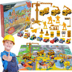 Kids Advent Calendar 2025 Car Model Alloy Vehicle Set Toy