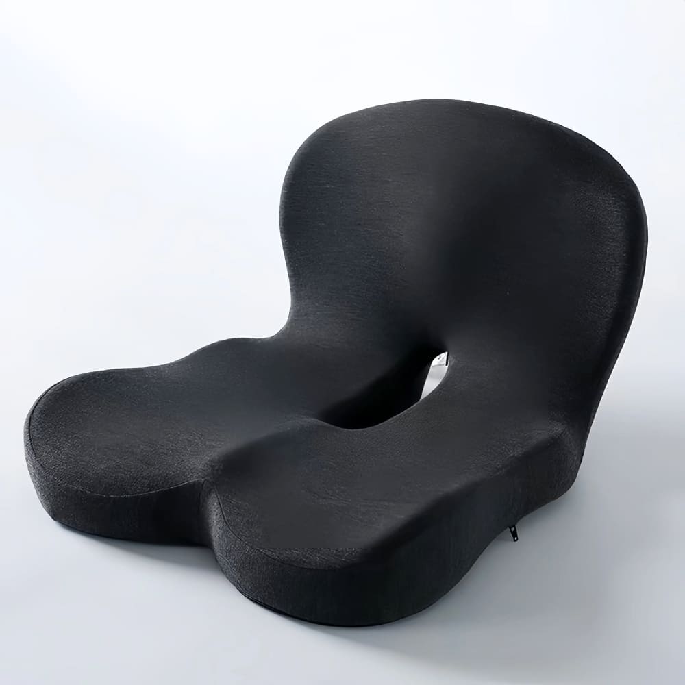Memory Foam Seat Cushion and Lumbar Back Support Set