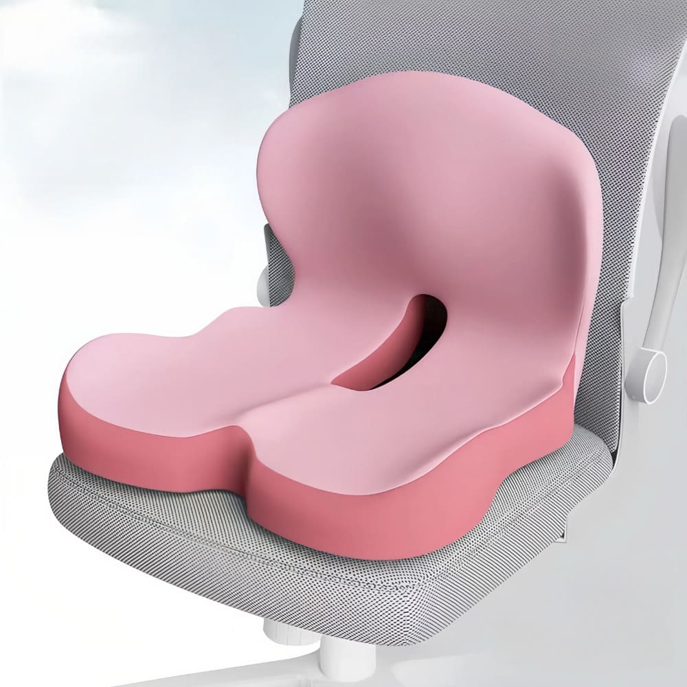 Memory Foam Seat Cushion and Lumbar Back Support Set