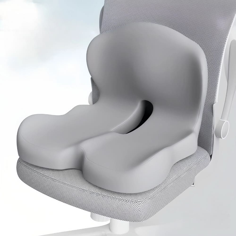 Memory Foam Orthopedic Seat Cushion and Back Support Cushion Set