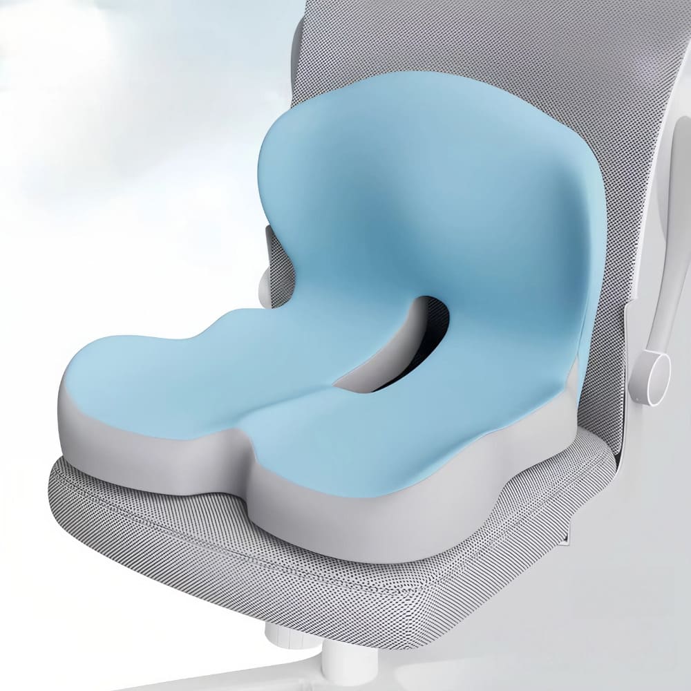Memory Foam Seat Cushion and Lumbar Back Support Set