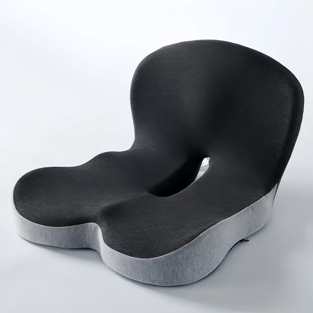 Memory Foam Orthopedic Seat Cushion and Back Support Cushion Set