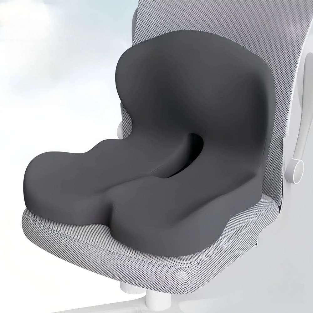 Memory Foam Orthopedic Seat Cushion and Back Support Cushion Set