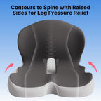 Memory Foam Seat Cushion and Lumbar Back Support Set
