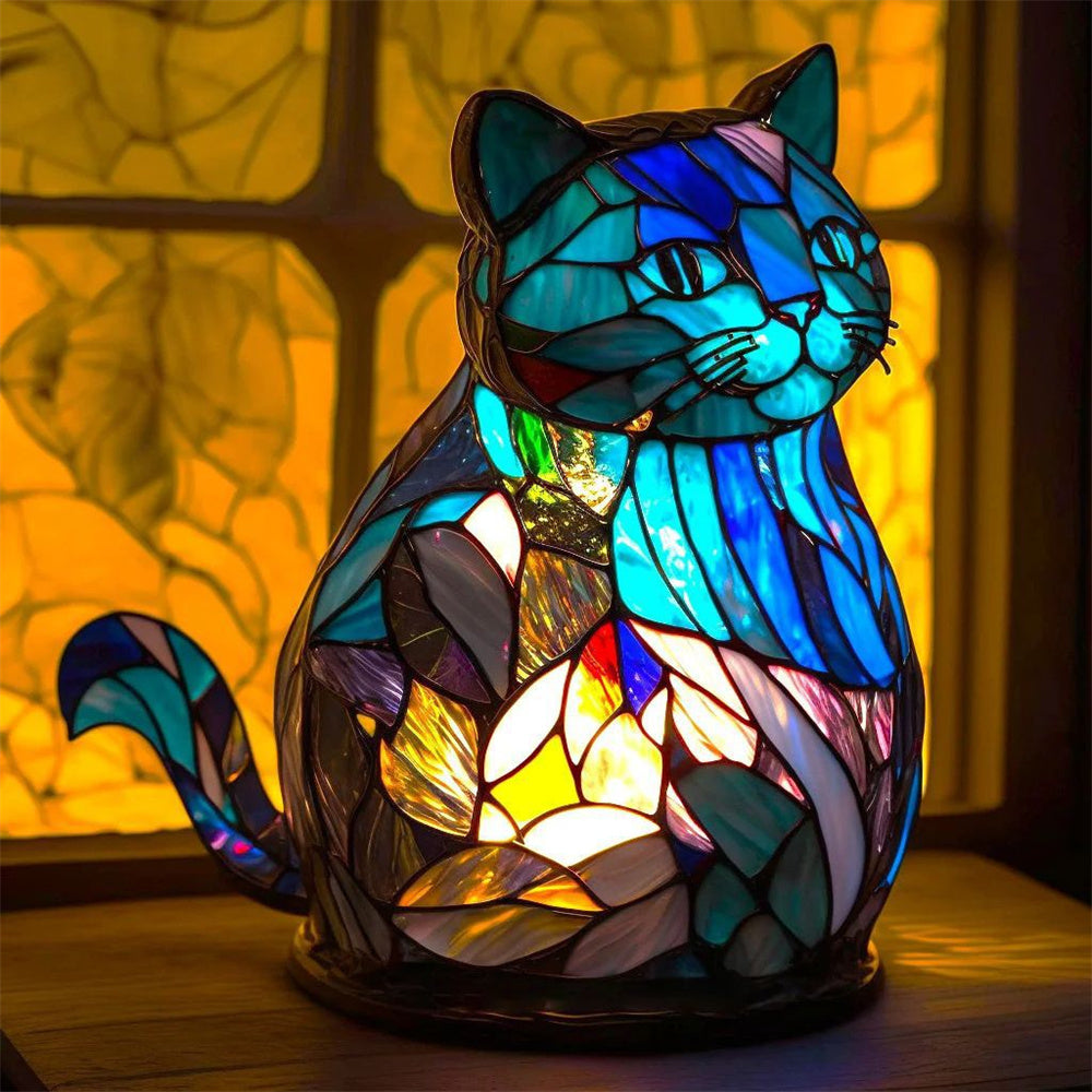 Animal Shape Acrylic LED Lamp with 12 Design Options Turtle Owl Lion Mermaid