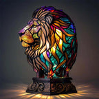 Animal Shape Acrylic LED Lamp with 12 Design Options Turtle Owl Lion Mermaid