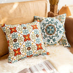 Square Embroidered Cushion Cover Pillow Case