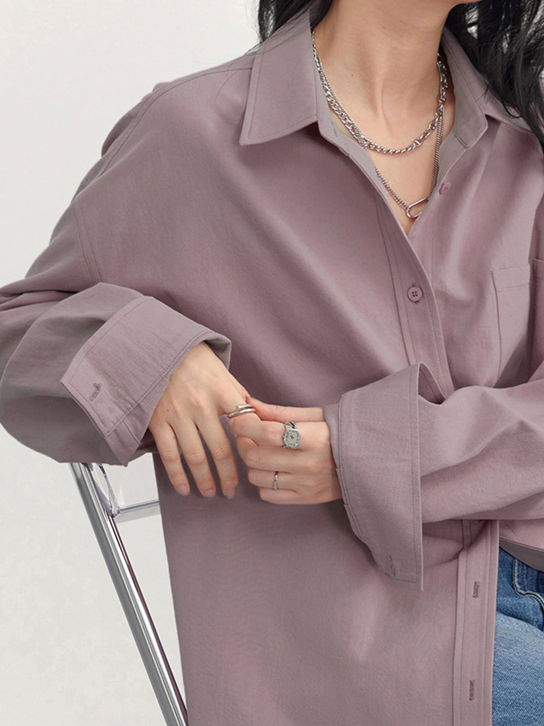 Oversized Women's Blouse