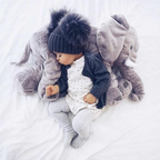 Elephant Shaped Baby Pillow Soft Plush Cushion