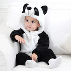 Infant Baby Onesie Animal Costume Pajamas Sleepwear Soft Cotton