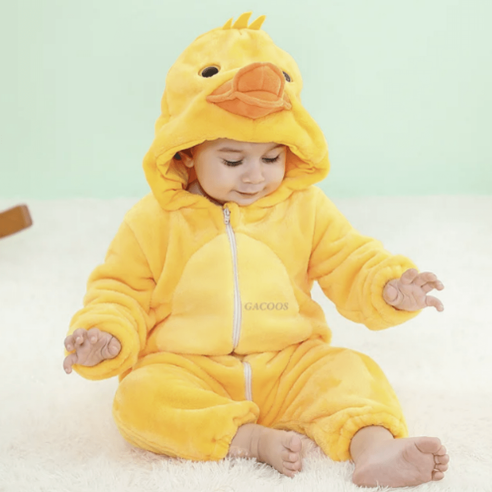Infant Baby Onesie Animal Costume Pajamas Sleepwear Soft Cotton