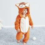 Infant Baby Onesie Animal Costume Pajamas Sleepwear Soft Cotton
