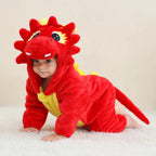 Infant Baby Onesie Animal Costume Pajamas Sleepwear Soft Cotton