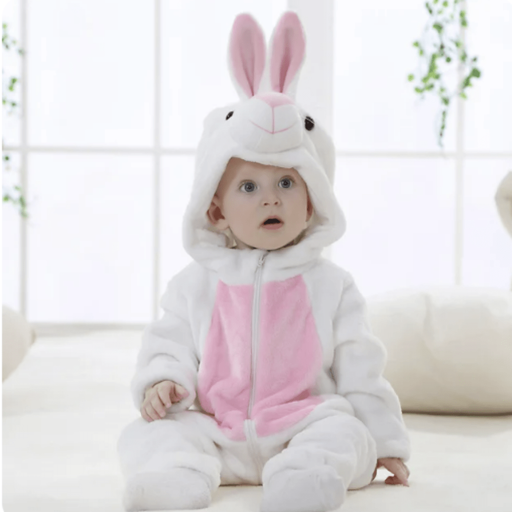 Infant Baby Onesie Animal Costume Pajamas Sleepwear Soft Cotton
