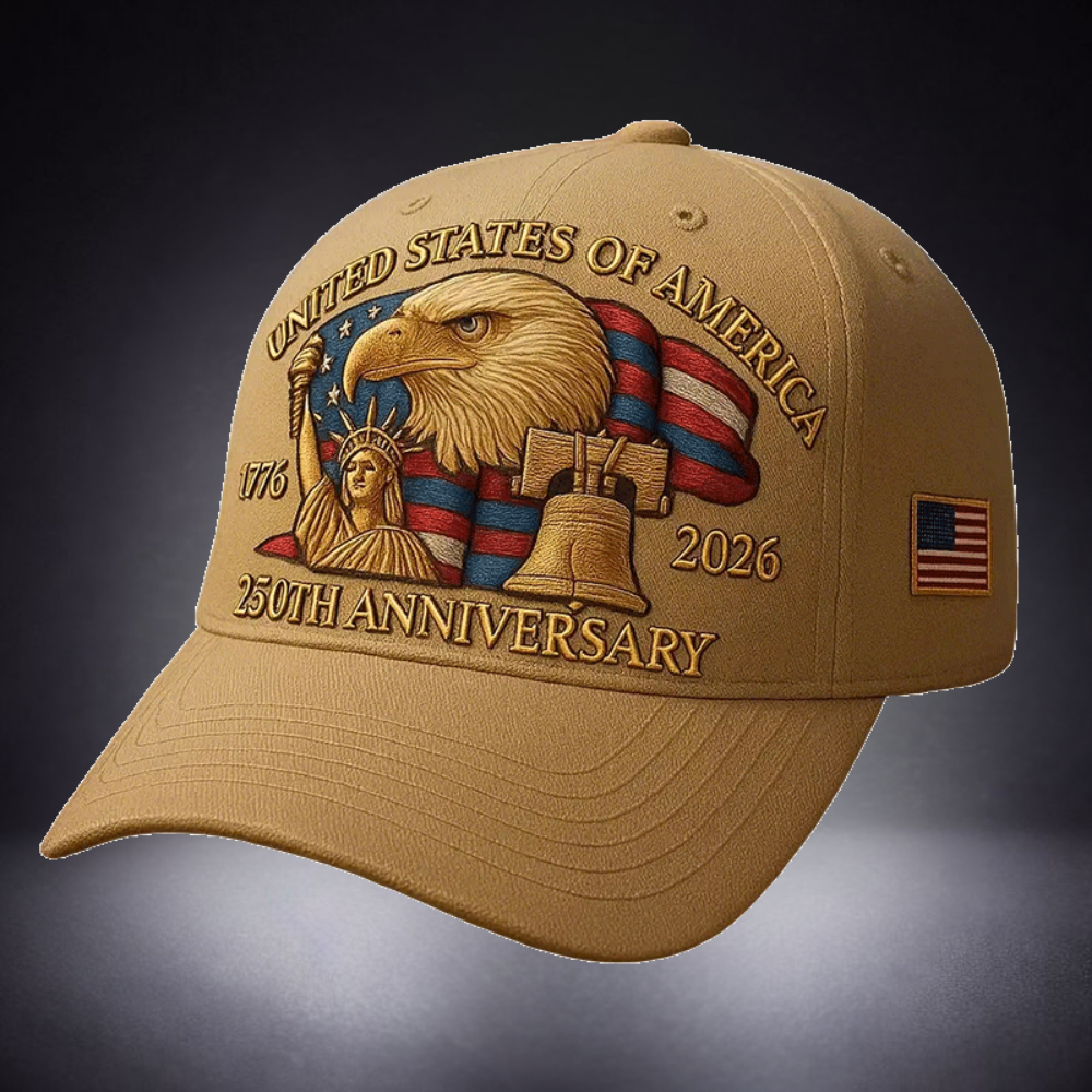 Baseball Cap Embroidered Eagle Casual Hat