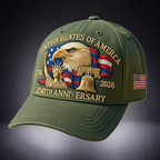 Baseball Cap Embroidered Eagle Casual Hat