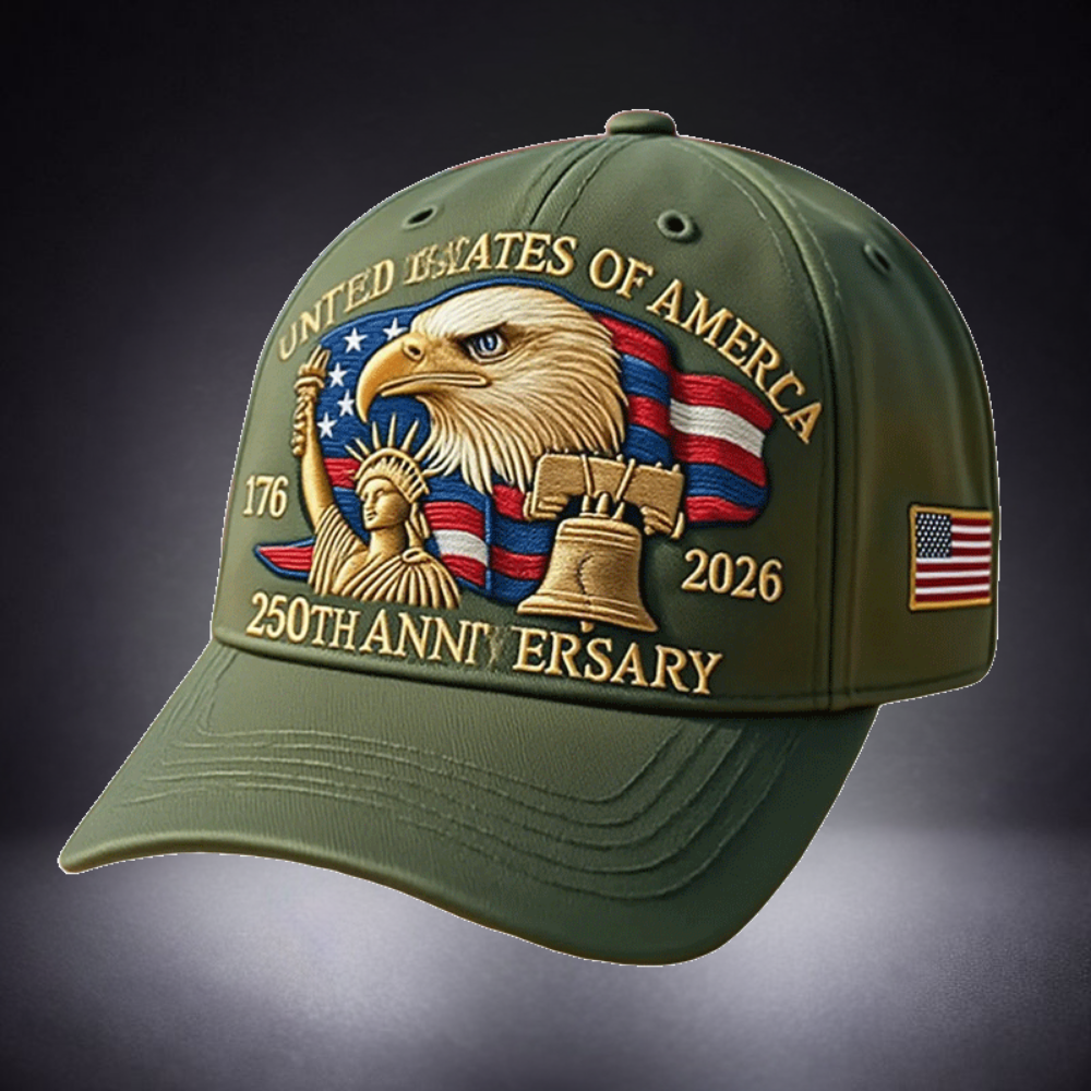 Baseball Cap Embroidered Eagle Casual Hat