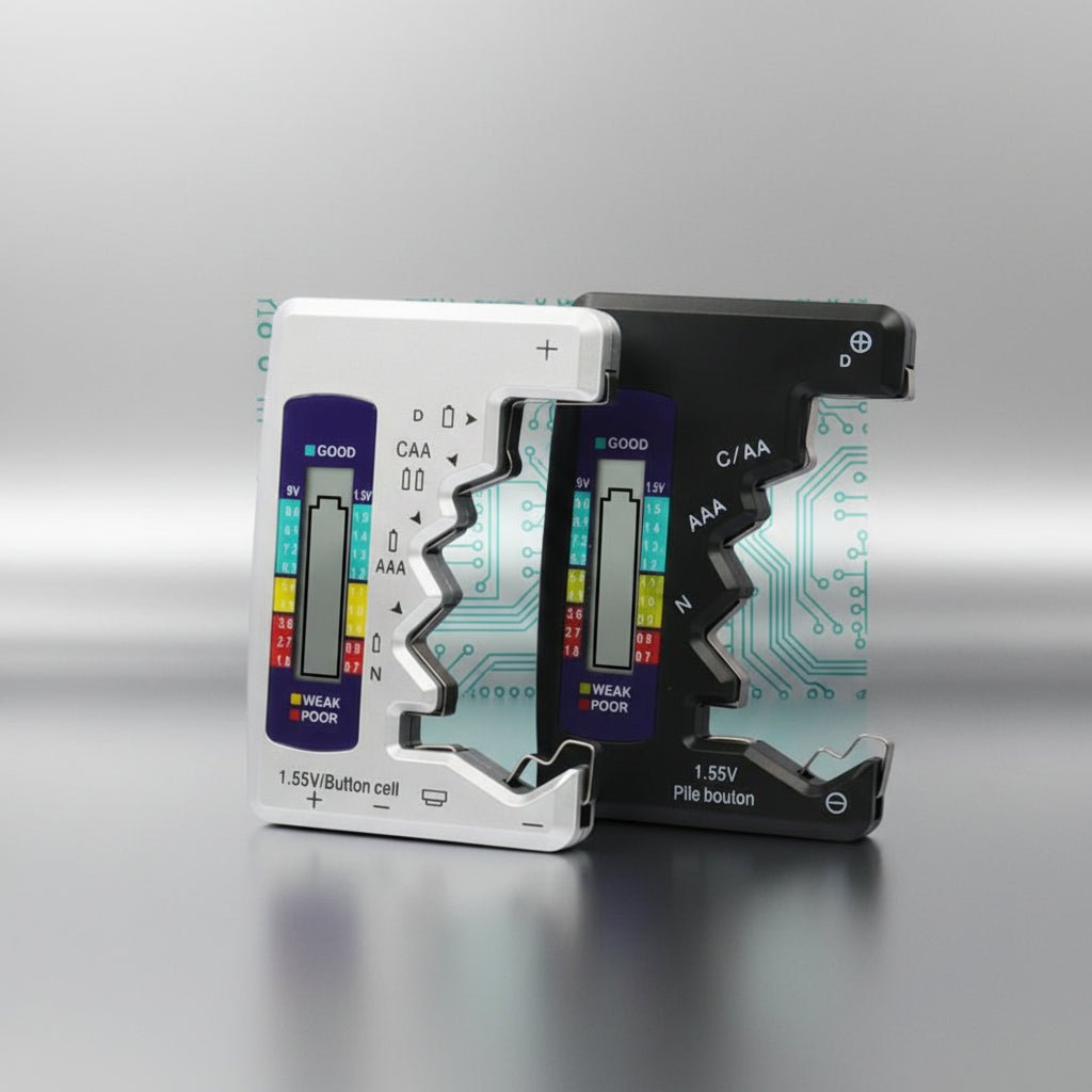 Digital Battery Tester for AA AAA 9V D Button Cell Batteries