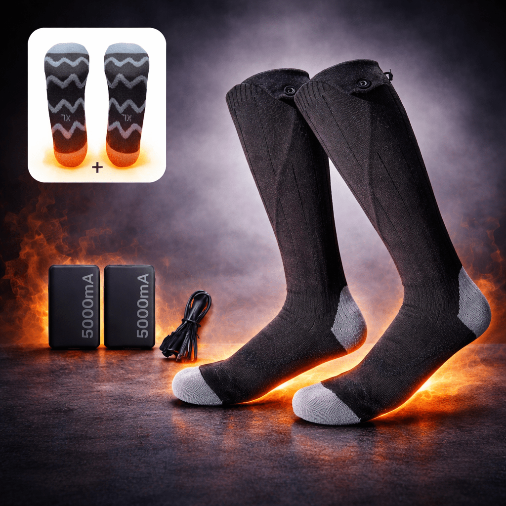 Heated Socks Men App Controlled Adjustable Heat Settings