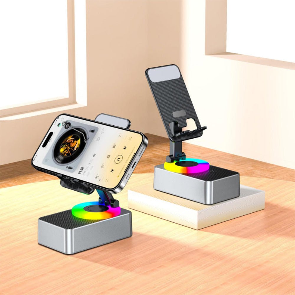 Bluetooth Power Bank Speaker with Phone Stand Portable Charger