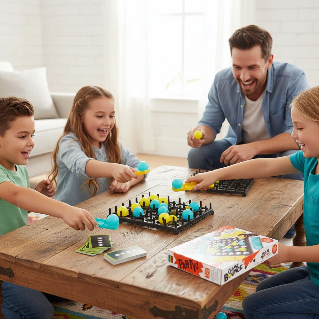 Bouncing Ball Board Game Family Party Game Indoor Tabletop Game