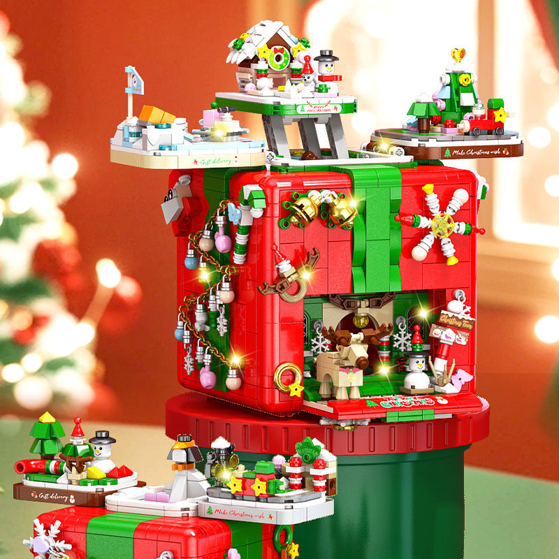 Building Block Music Box Puzzle Toy for Children