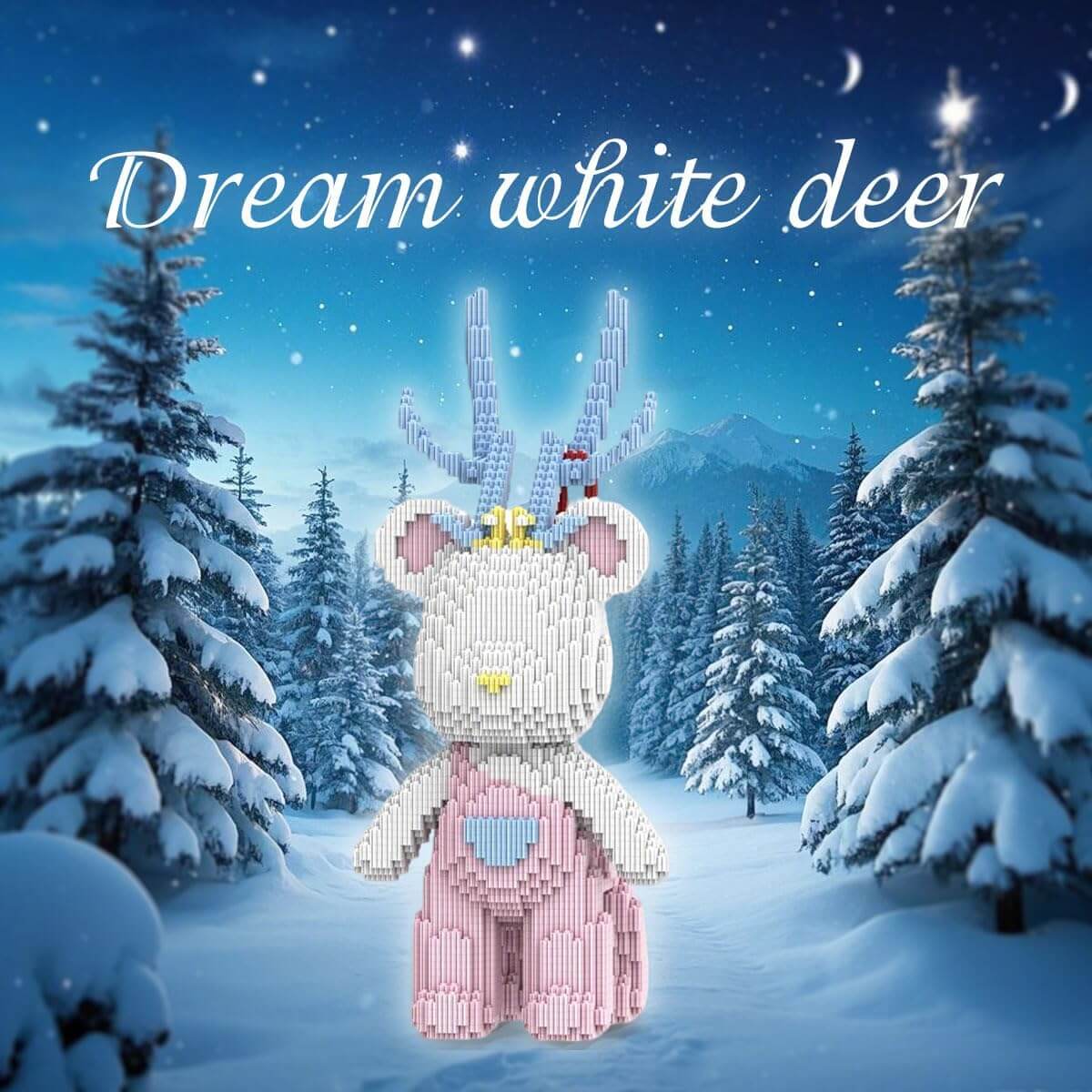 Building Blocks Set Educational Toys Deer Unicorn Figures