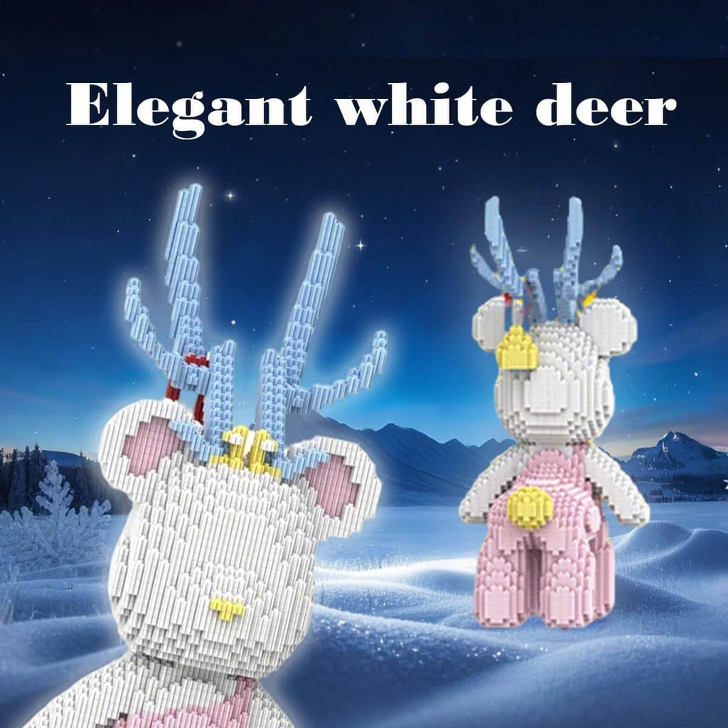 Building Blocks Set Educational Toys Deer Unicorn Figures