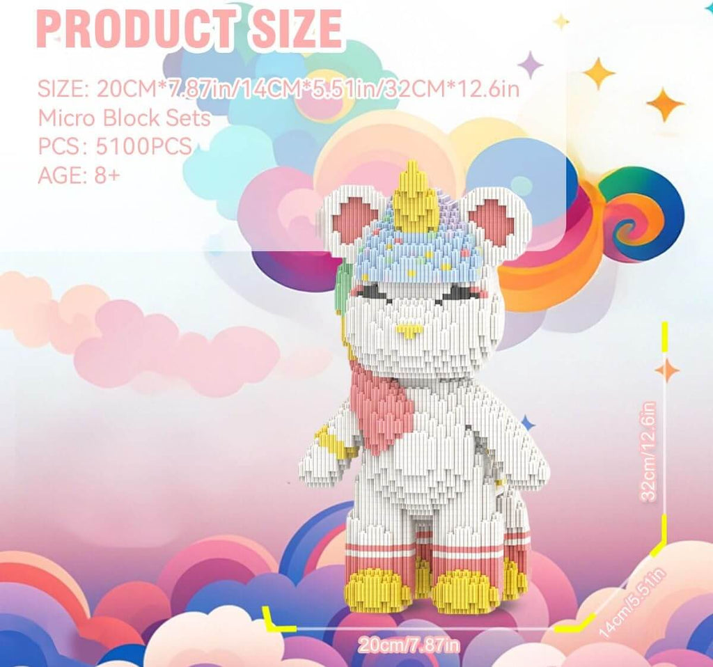 Building Blocks Set Educational Toys Deer Unicorn Figures