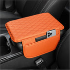 Car Armrest Storage Cover with Adjustable Organizer Pockets
