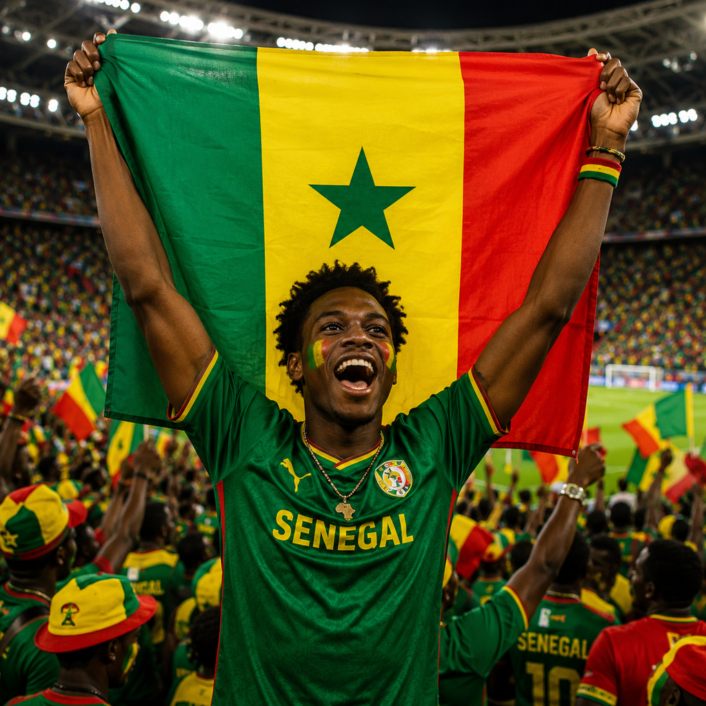 Senegal Flag Side