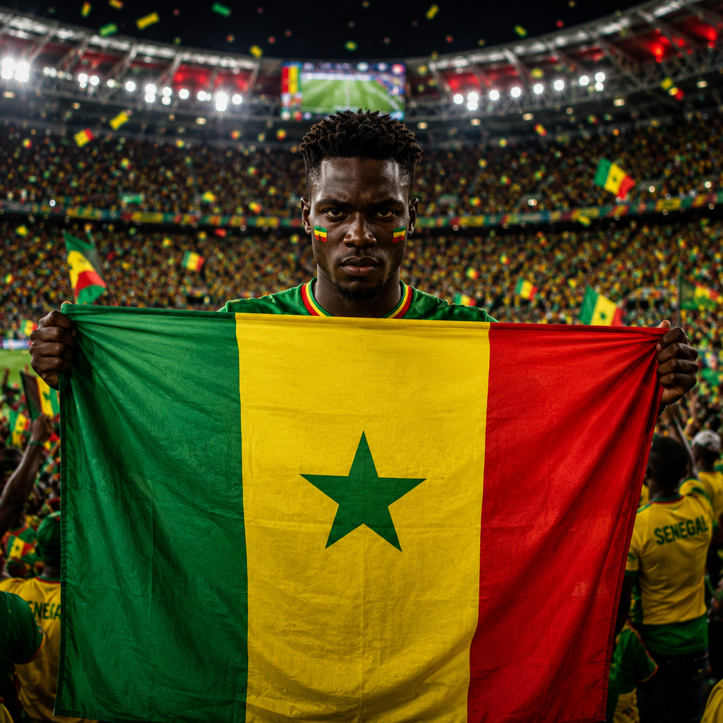 Senegal Flag Detail