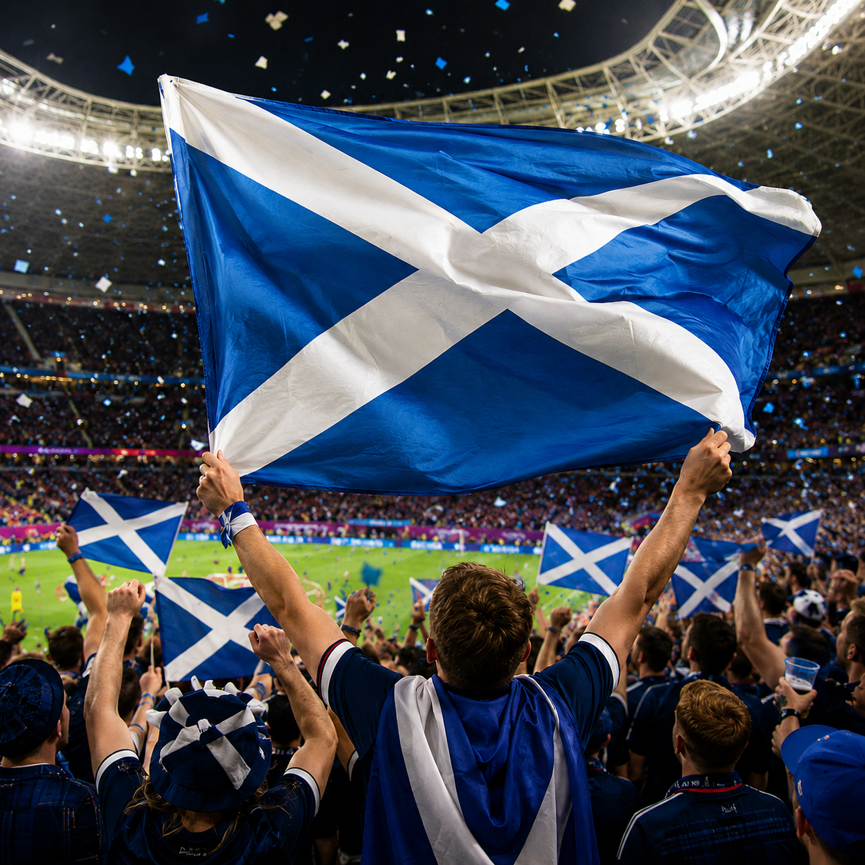 Scotland Flag Detail