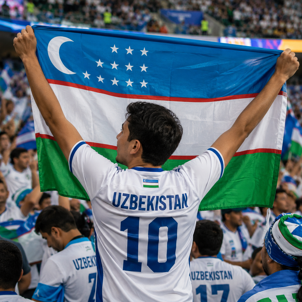 Uzbekistan Flag