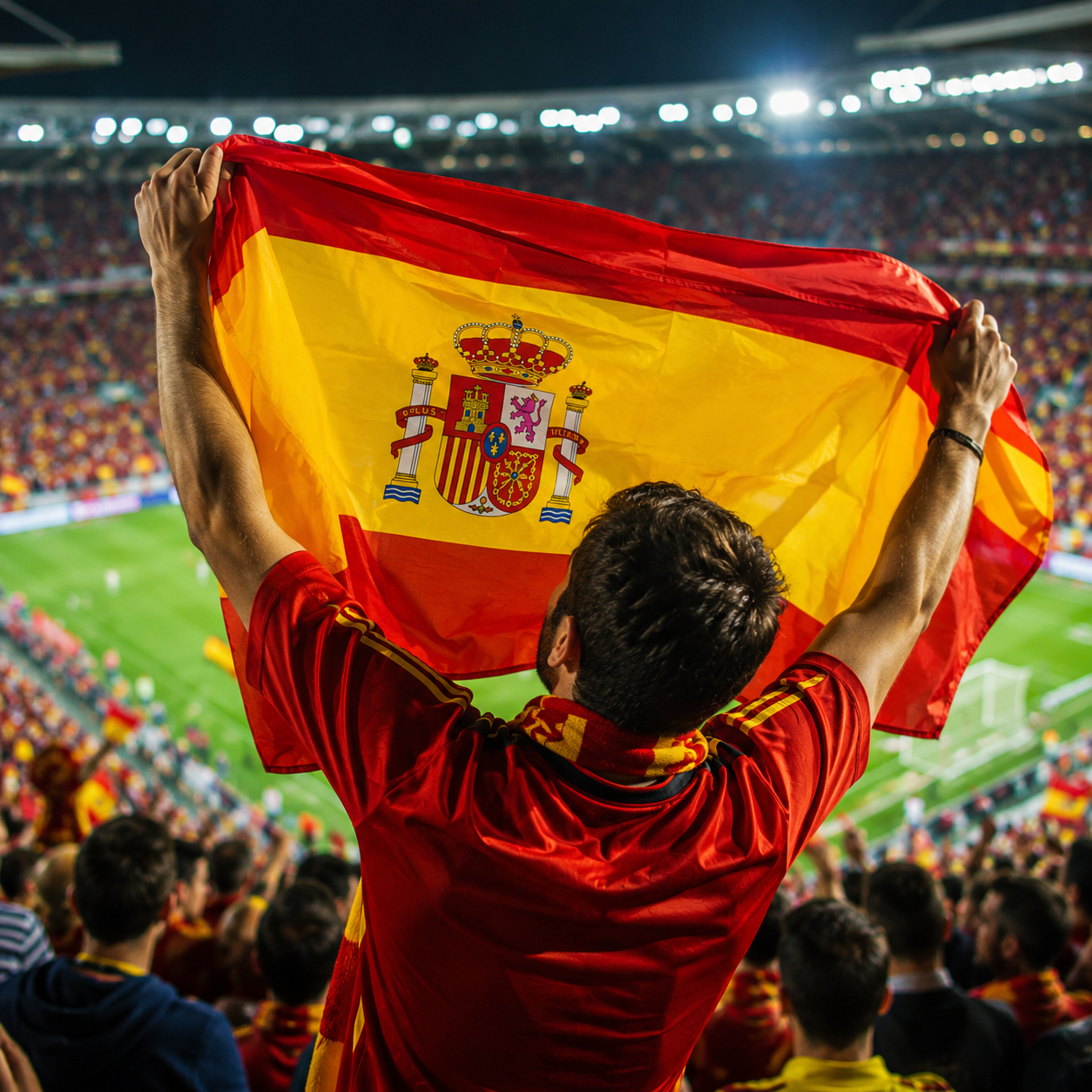 Spain Flag Detail