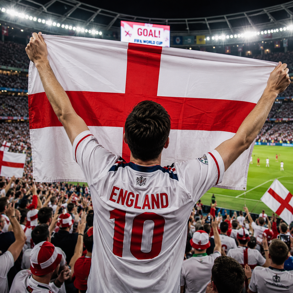 England Flag Side
