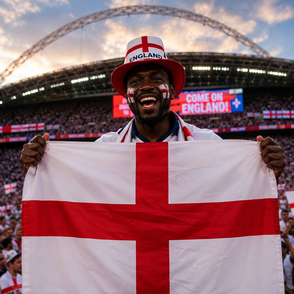 England Flag Detail