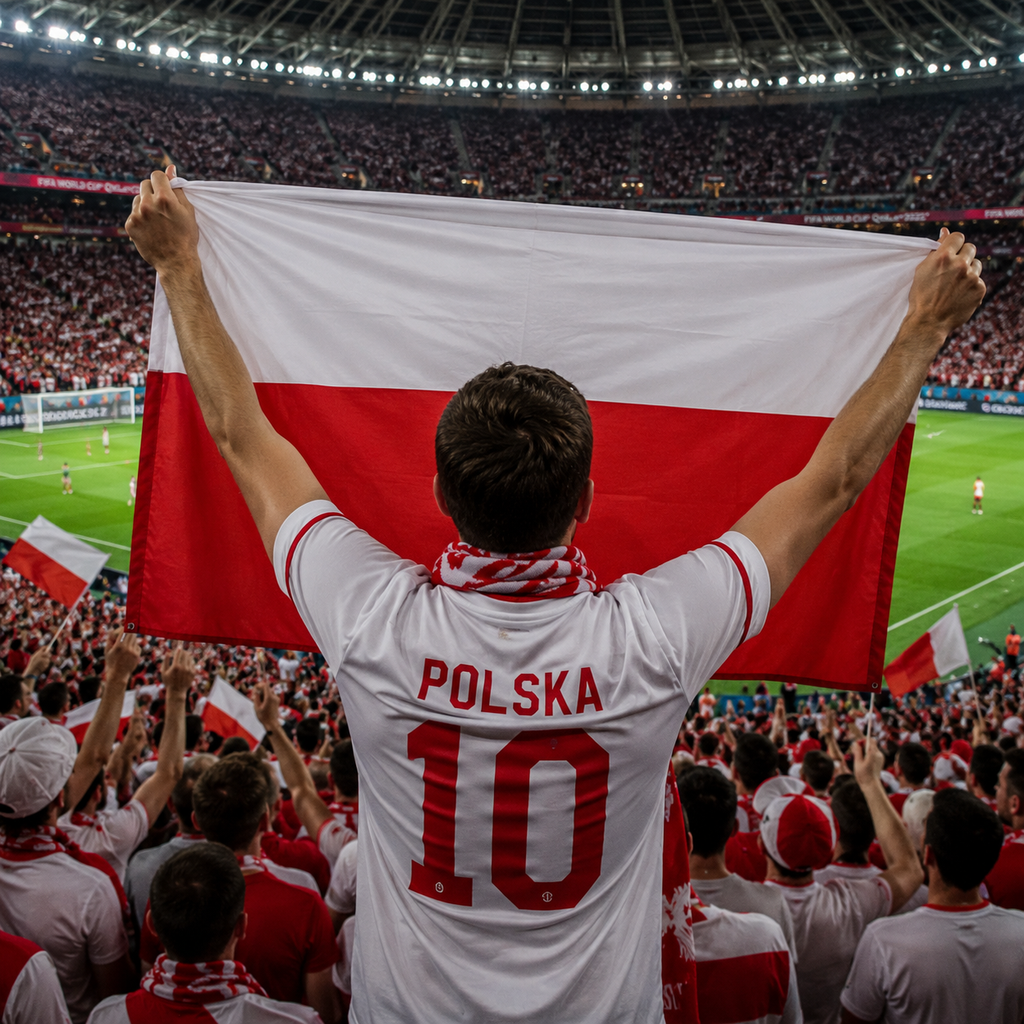 Poland Flag Detail